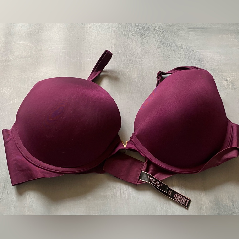 Victoria’s Secret burgundy/maroon size 34D push up